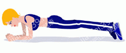瘦掉小肚腩的5个瑜伽动作（Q版GIF组图)