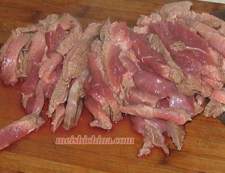 麻辣牛肉干做法的详细图解·美食中国图片-meishichina.com