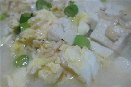 虾皮豆腐汤