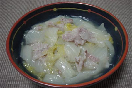 白菜鸡肉汤